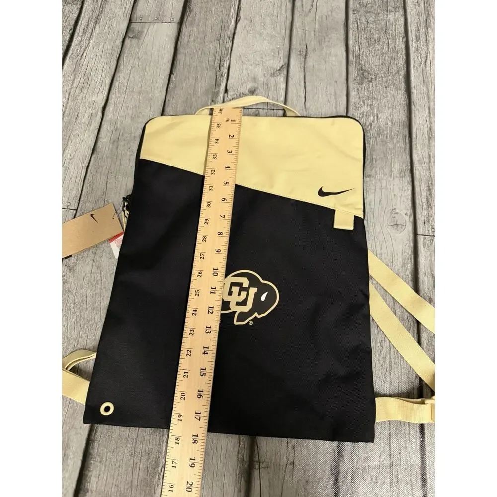 NWT Colorado Buffaloes Nike Utility Gymsack Black And Gold